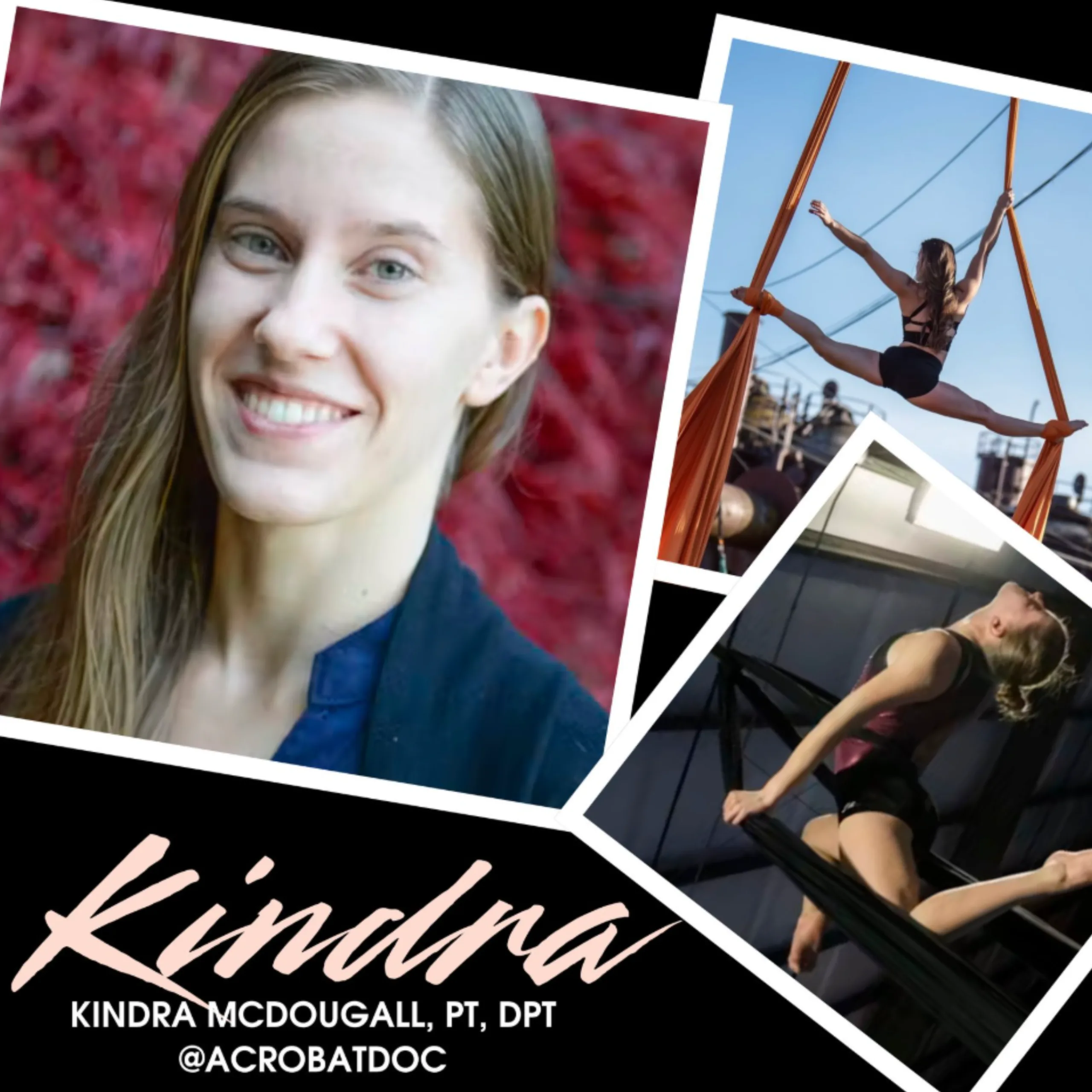 Dr. Kindra McDougall. promo collage. square