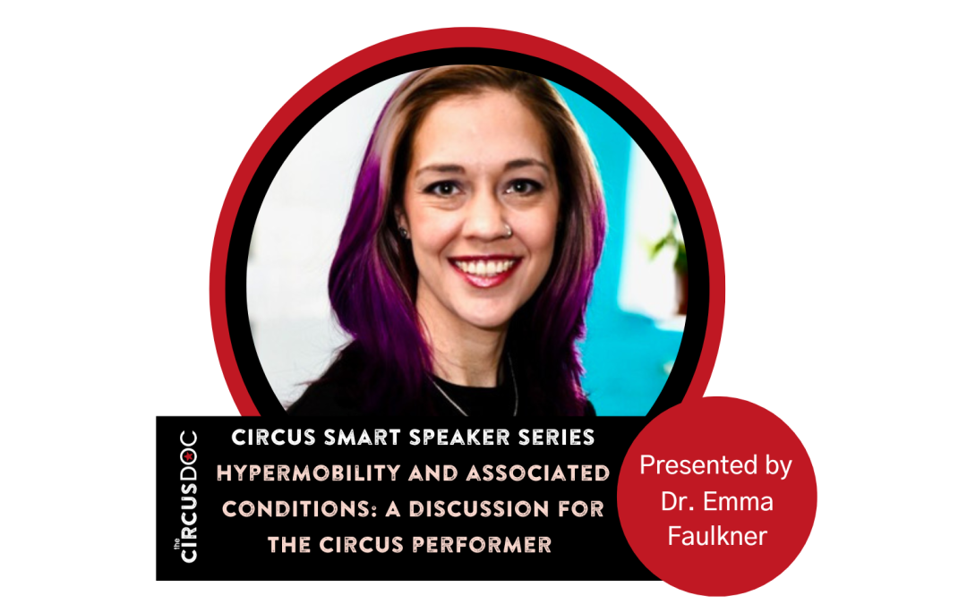 Image of Dr. Emma Faulkner in association with the Circus Smart Speaker Series and The Circus Doc